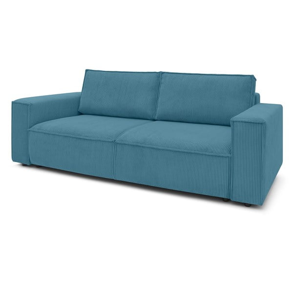 Iš kordinio velveto sulankstoma sofa turkio spalvos 245 cm Nihad – Bobochic Paris-image-3