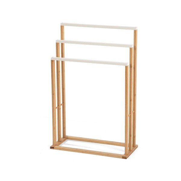 Natūralios spalvos iš bambuko rankšluosčių stovas Nivo – Bonami Essentials