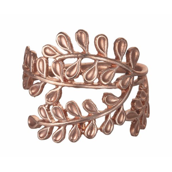 4 metalinių servetėlių žiedų rinkinys Villa d'Este Rose Gold-image-3