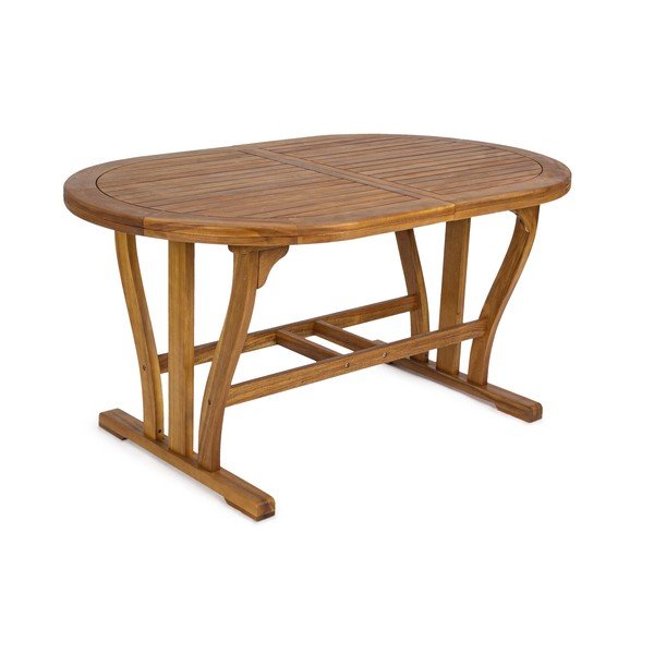 Iš akacijos masyvo sodo valgomojo stalas 90x150 cm Noemi  – Bizzotto