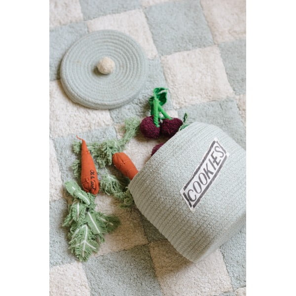 Iš tekstilės vaikiškas krepšys šviesiai mėlynos spalvos ø 20x26 cm Cookie Jar – Lorena Canals-image-1