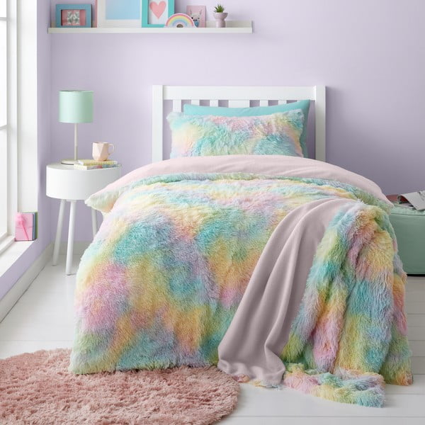 Iš mikropliušo vaikiškas pledas 130x170 cm Rainbow Cuddly – Catherine Lansfield-image-2