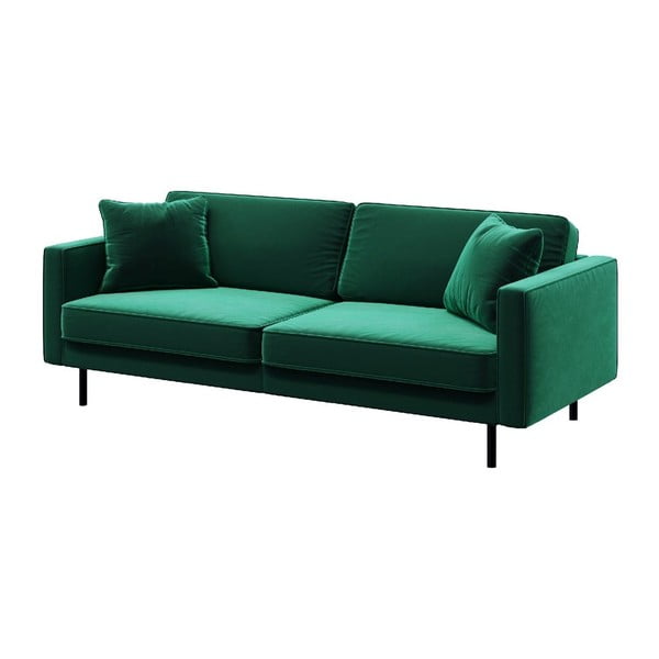 Sofa žalios spalvos iš velveto 207 cm Kobo – MESONICA-image-2