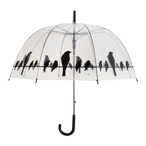 Skaidrus vėjo nepraleidžiantis skėtis "Ambiance Birds", ⌀ 83 cm
