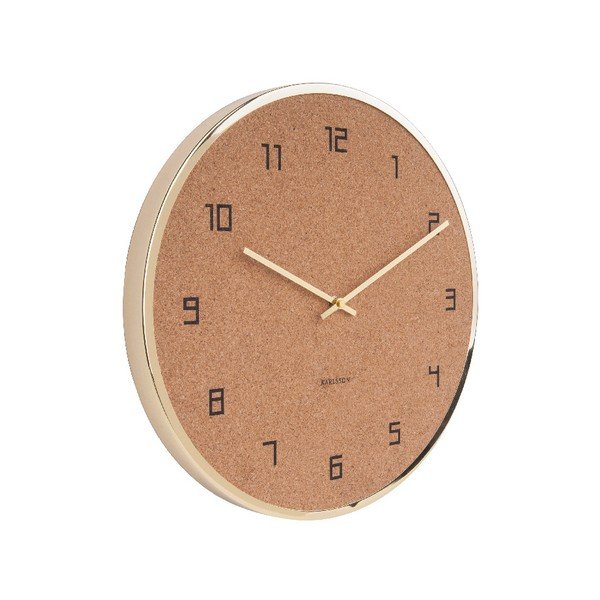 Kamštinis sieninis laikrodis Karlsson Modest, ⌀ 40 cm-image-2