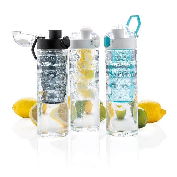Mėlynas vaisių butelis su sieteliu XD Design Exclusive Honeycomb, 700 ml-image-3