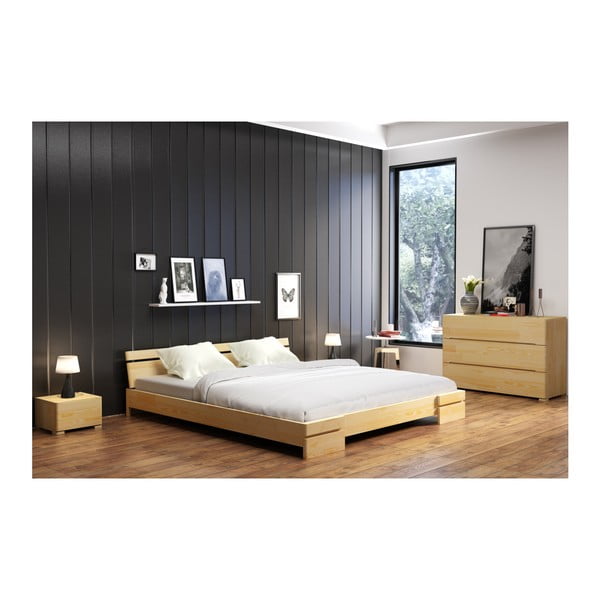 Dvigulė lova iš pušies medienos SKANDICA Sparta, 140 x 200 cm-image-4