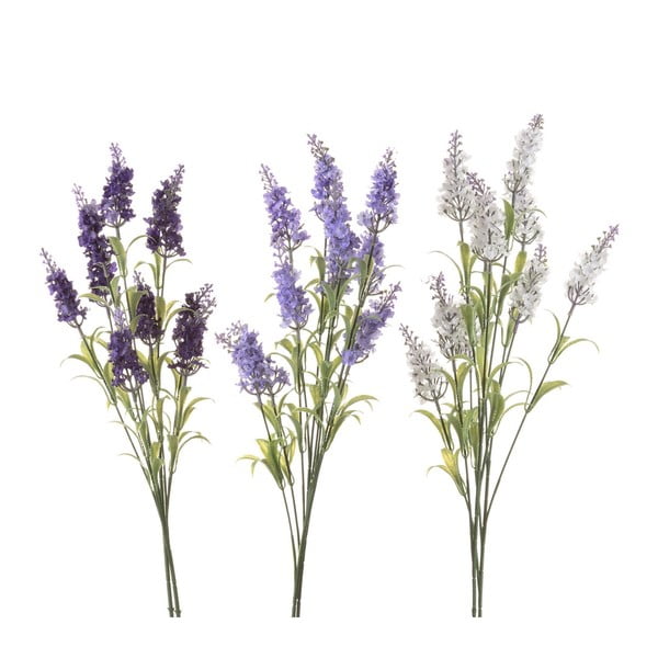 Dirbtinės gėlės 3 vnt. (aukštis 55 cm) Lavender – Casa Selección
