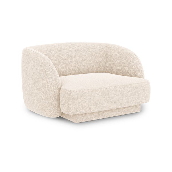 Kreminis fotelis Miley - Micadoni Home-image-3