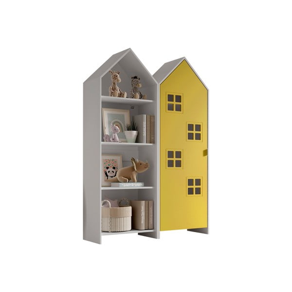 Atvira vaikiška spinta geltonos spalvos/baltos spalvos 115x171,5 cm CASAMI BRUGES – Vipack