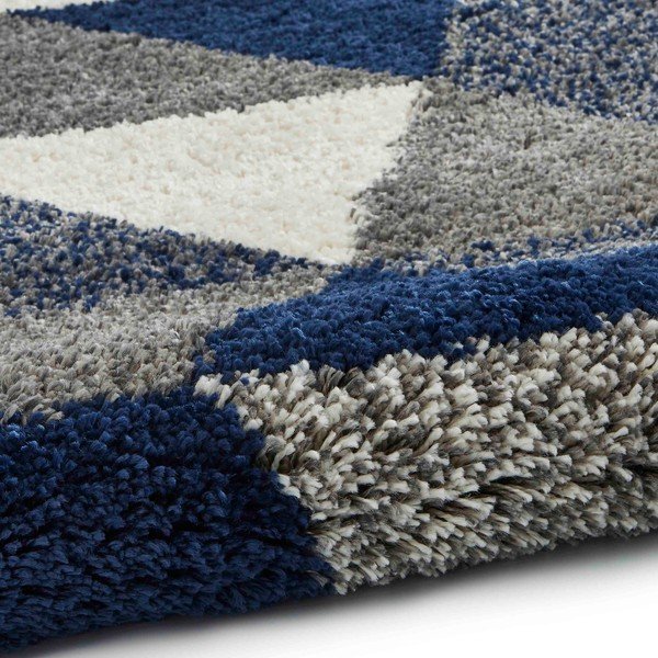 Mėlynai pilkas kilimas Think Rugs Royal Nomadic Angles, 160 x 220 cm-image-4