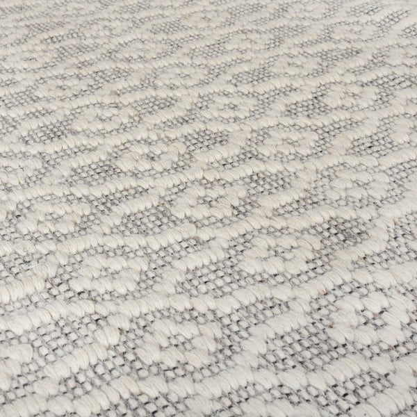 Pilkos ir smėlio spalvos vilnonis kilimas Flair Rugs Dream, 120 x 170 cm-image-3