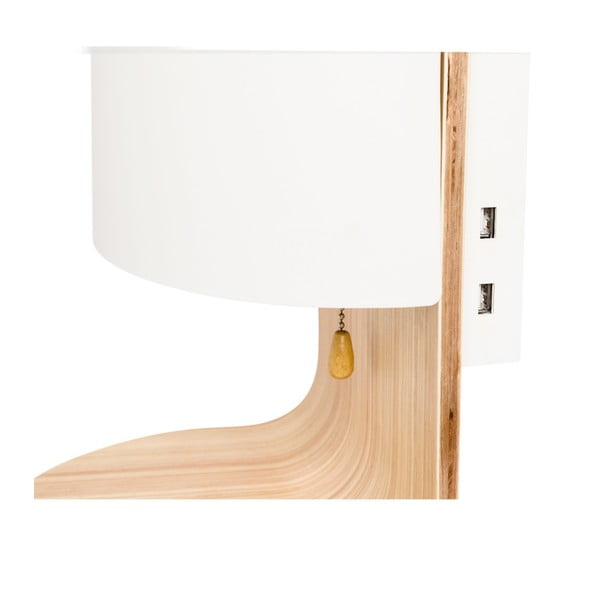 Sieninis šviestuvas su 2 USB prievadais SULION Robert-image-2