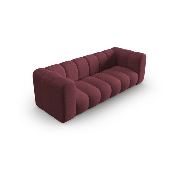 Sofa bordo spalvos 228 cm Lupine – Micadoni Home-image-3