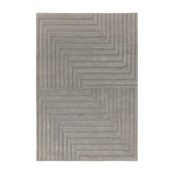 Iš vilnos kilimas pilkos spalvos 120x170 cm Form – Asiatic Carpets