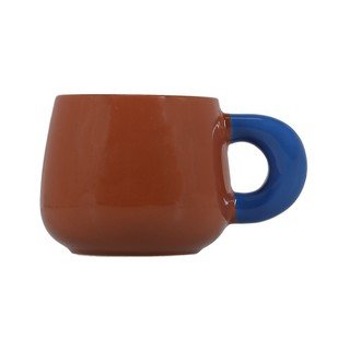 Tamsiai rudos spalvos iš Kinijos kaulinio porceliano puodelis 470 ml Coco – ONA