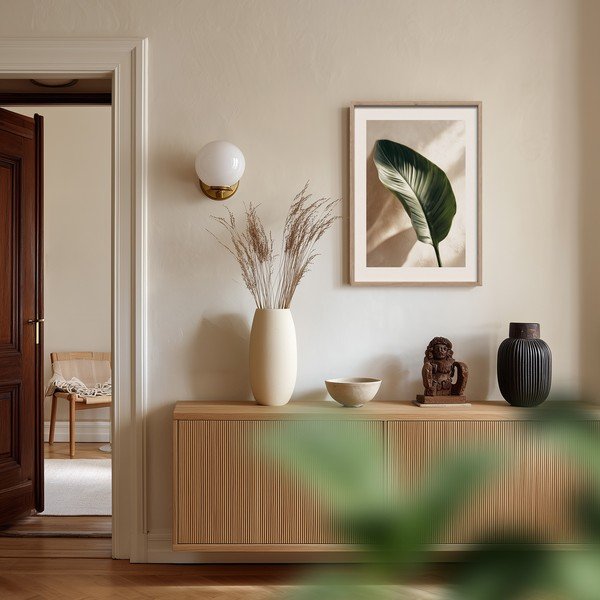 Spausdintas paveikslas su rėmeliu 50x70 cm Strelizia Leaf – Styler-image-1