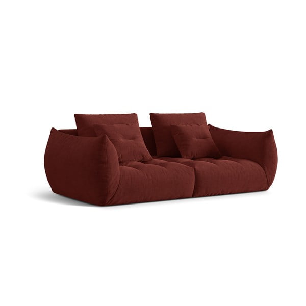 Sofa raudonos spalvos 232 cm Bloom – Micadoni Home-image-2