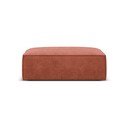 Raudonos plytų spalvos taburetė iš šenilinio audinio Vanda – Mazzini Sofas