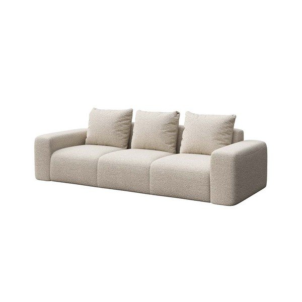 Smėlio spalvos iš boucle sofa 287 cm Monce – Rodier-image-2