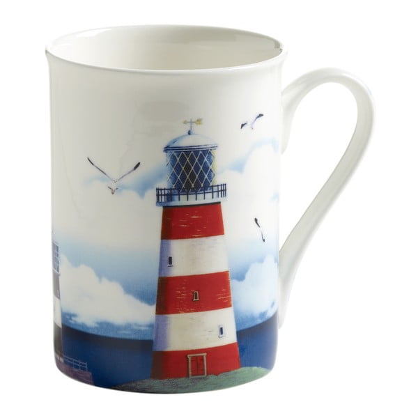 Kaulinio porceliano puodelis "Maxwell & Williams Nautical Lighthouse", 400 ml