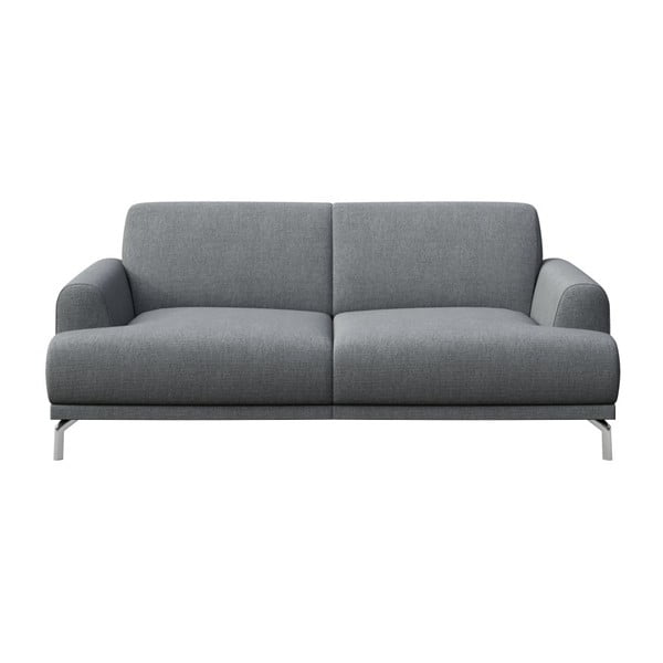 Šviesiai pilka sofa MESONICA Puzo, 170 cm