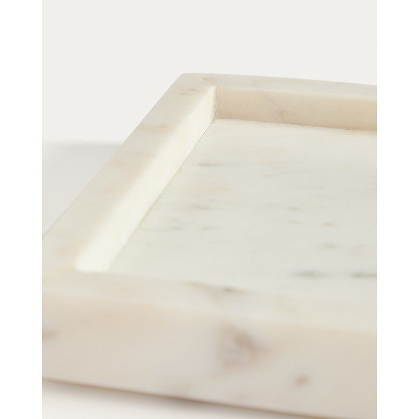 Iš marmuro dekoratyvinis padėklas 18x18 cm Serela – Kave Home-image-4