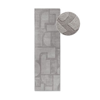 Rankų darbo iš vilnos kilimas pilkos spalvos 80x250 cm Alexis – Villeroy&Boch
