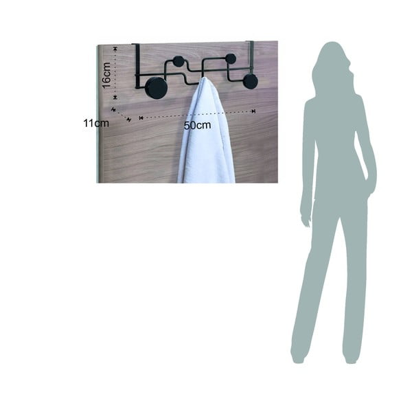 Durų pakaba juodos spalvos 50 cm Anya – Tomasucci-image-3