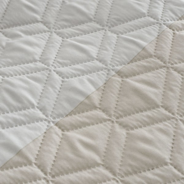 Smėlio spalvos viengulė patalynė 135x200 cm Ombre Geo - Catherine Lansfield-image-4