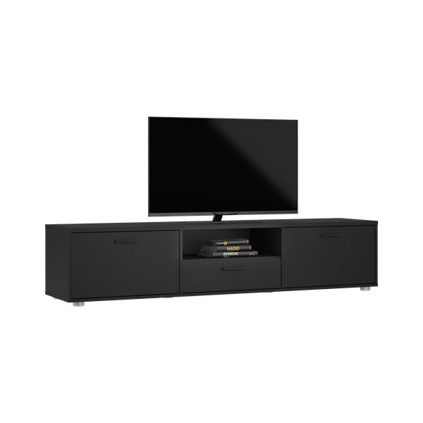 TV spintelė juodos spalvos 177x38 cm Media – Tvilum-image-3