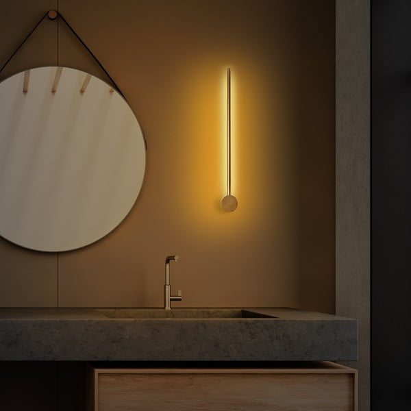 Auksinės spalvos sieninė lempa LED Sword – Opviq lights-image-3
