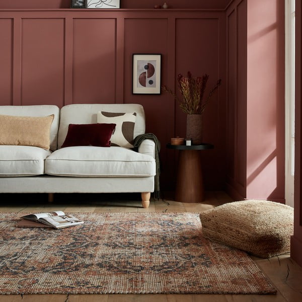 Rankų darbo iš džiuto mišinio kilimas natūralios spalvos 200x290 cm Miley Jute Traditional – Flair Rugs-image-1