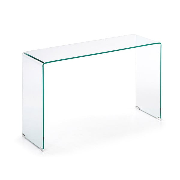 Iš stiklo konsolinis staliukas 40x125 cm Burano – Kave Home