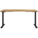 Elektra reguliuojamas aukštis rašomasis stalas 80x160 cm Jet – Germania