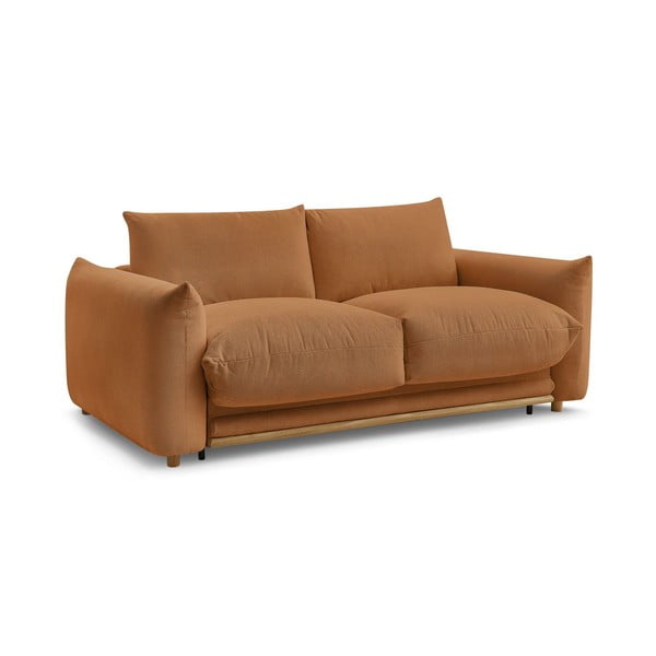 Sulankstoma sofa oranžinės spalvos 214 cm Ernest – Bobochic Paris-image-3