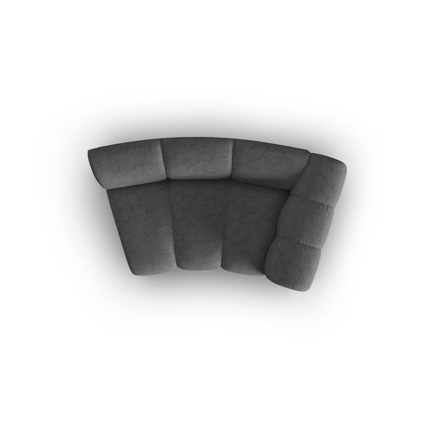 Modulinė sofa pilkos spalvos (su dešiniuoju kampu) Lupine – Micadoni Home-image-4