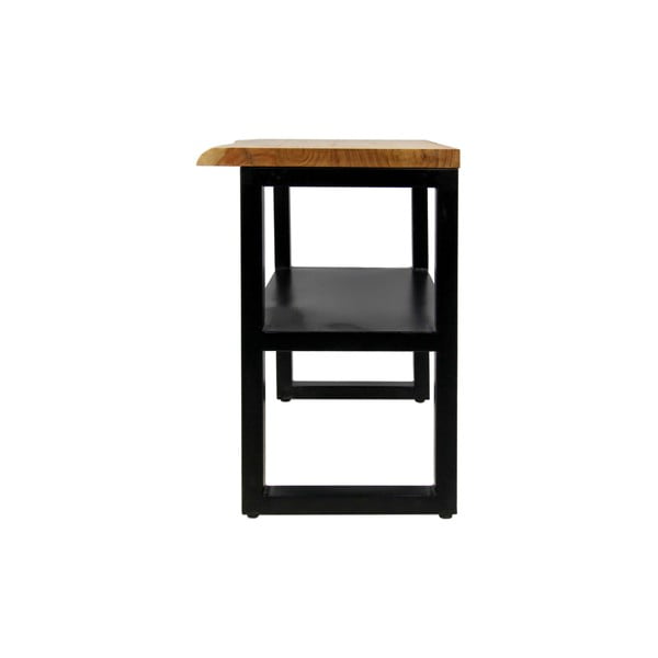 HSM kolekcijos SoHo akacijos medžio staliukas su lentyna-image-3