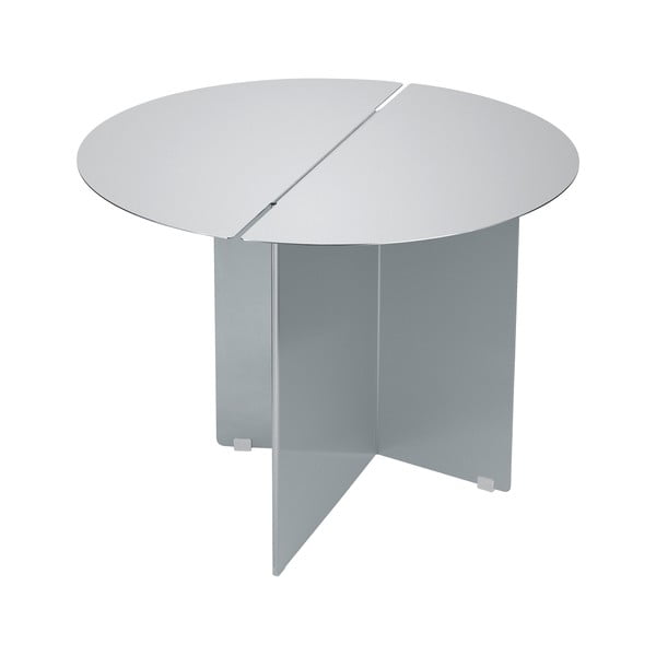 Iš nerūdijančio plieno apvalios formos šoninis stalas ø 50 cm Oru – Blomus