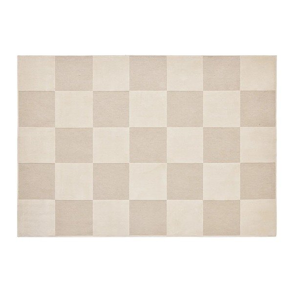 Smėlio spalvos iš medvilnės mišinio kilimas 140x200 cm Toledo – douceur d'intérieur