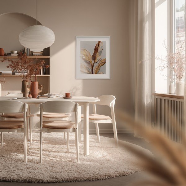 Spausdintas paveikslas su rėmeliu 40x50 cm Golden Strelitzia – Styler-image-2