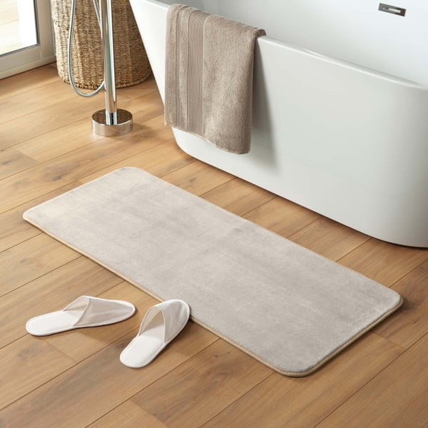 Vonios kilimėlis smėlio spalvos 50x120 cm Vitamine – douceur d'intérieur-image-1