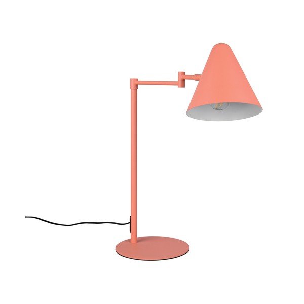 Oranžinės spalvos stalinis šviestuvas su sulankstoma konstrukcija (aukštis 50,5 cm) Cosima – Trio