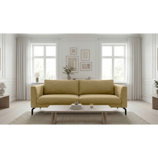 Sofa garstyčių spalvos 216 cm Gomero – Scandic-image-1