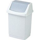 Šviesiai pilkos spalvos iš plastiko šiukšliadėžė 50 l Click-It – Curver