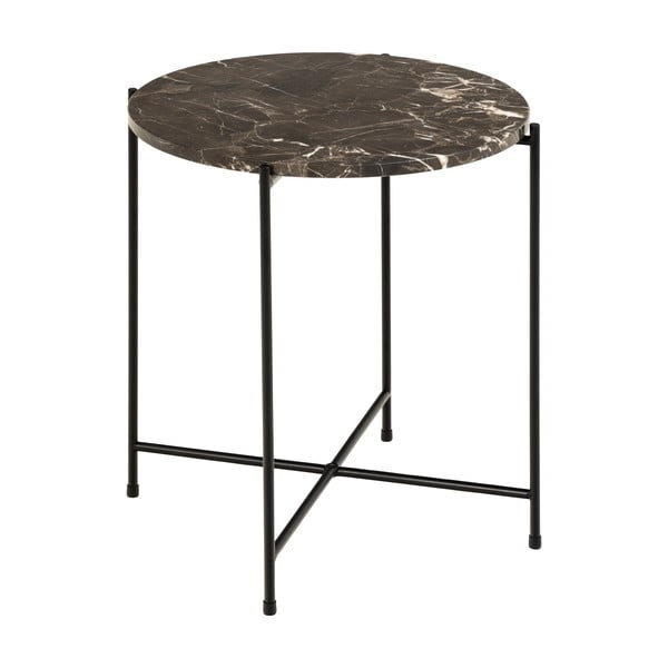 Su marmuriniu stalviršiu apvalios formos šoninis stalas ø 42 cm Avila – Actona
