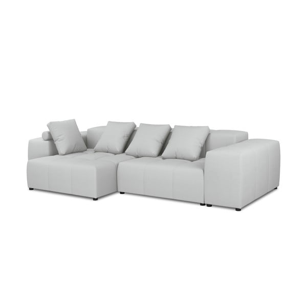 Pilka kampinė sofa (kintama) Rome - Cosmopolitan Design-image-2