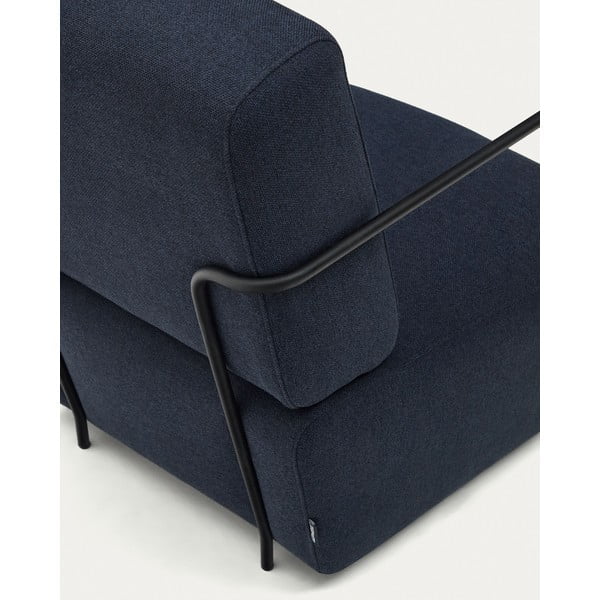 Mėlynos spalvos krėslas Gamer – Kave Home-image-4