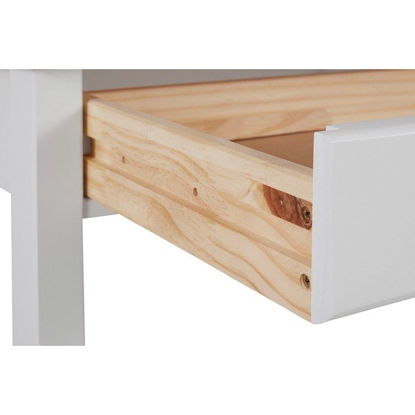 Baltai rudas darbo stalas Støraa Gava, ilgis 140 cm-image-3