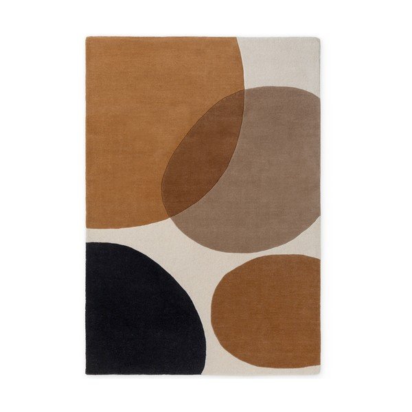 Konjako rudos spalvos iš vilnos kilimas 120x170 cm Ruvia – Villeroy&Boch